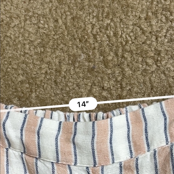 American Eagle striped crop wide leg palazzo pants - Picture 3 of 5